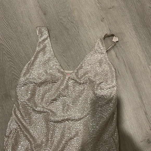 Lilly Pulitzer Gold Dress - Picture 2 of 6